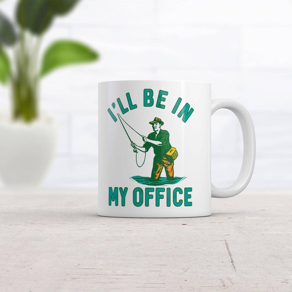 Fishing Mug - 'I'll Be in My Office'