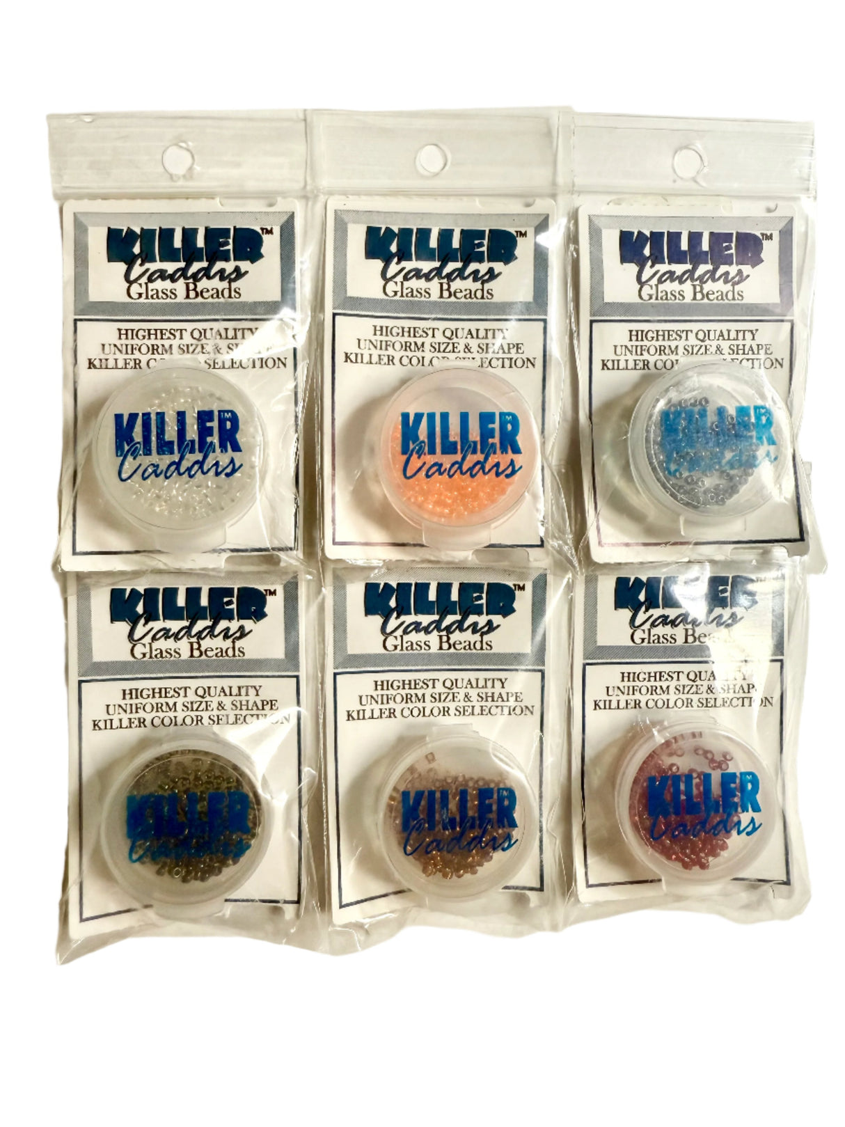 Killer Caddis Glass Beads - SALE