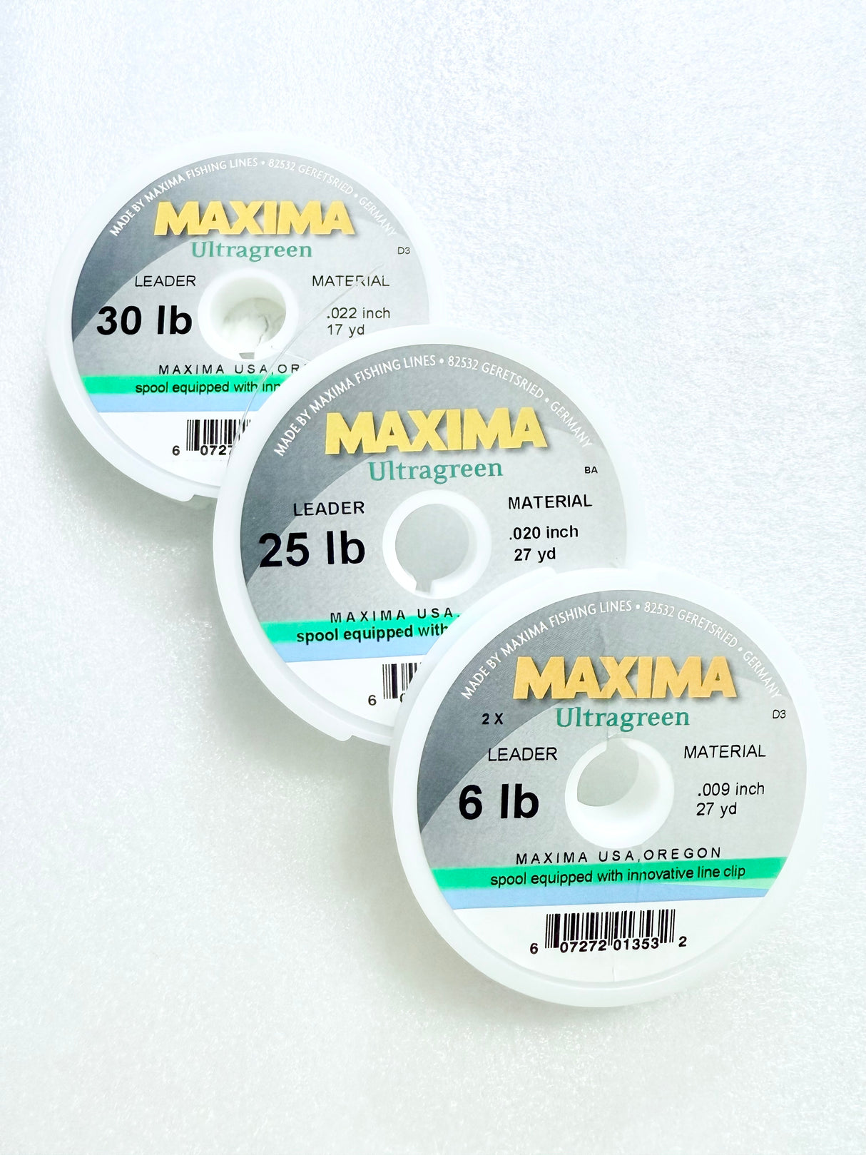 Maxima Ultragreen Leader Spools