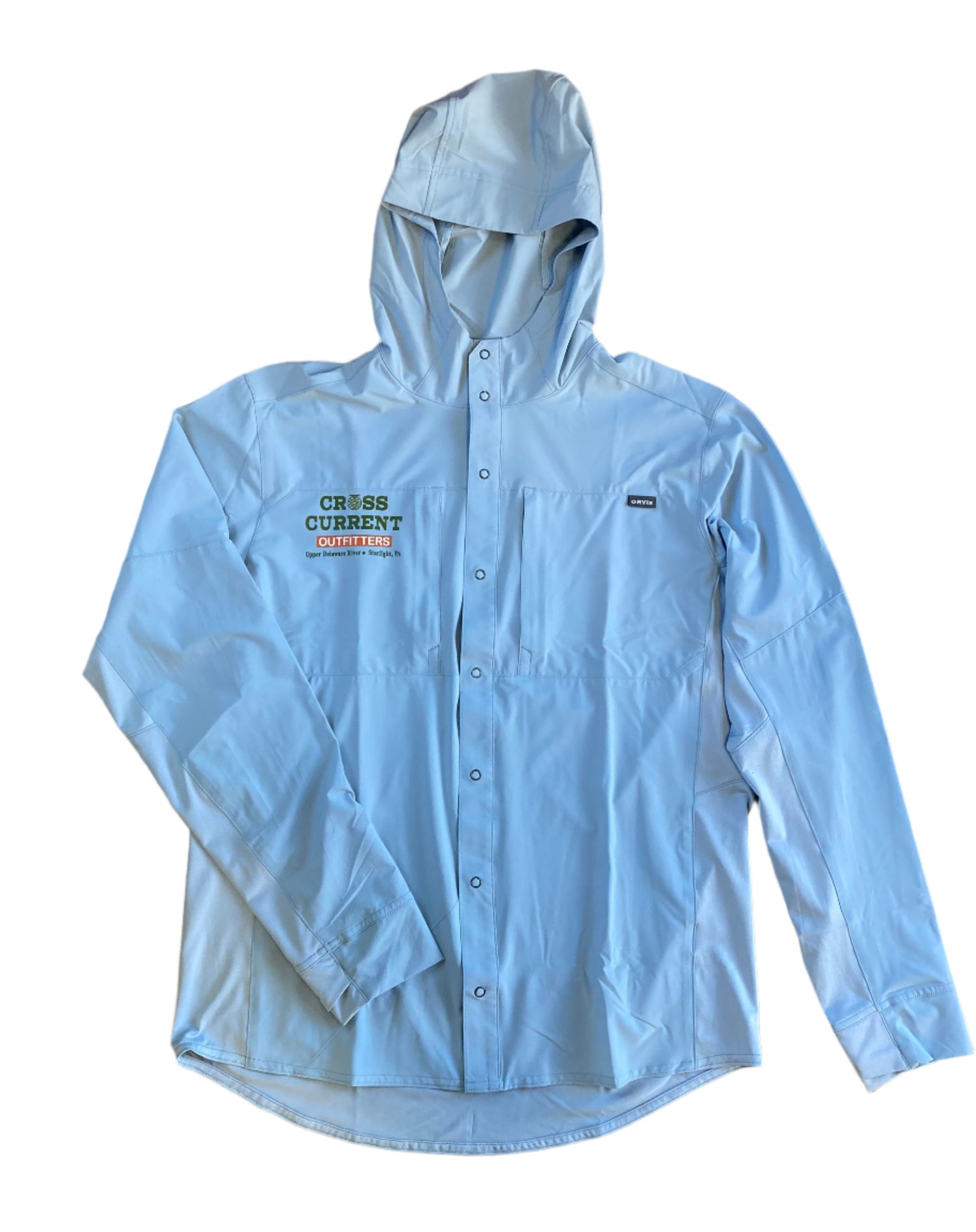 M's Pro Hybrid Hoodie - silk screened with Cross Current