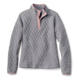 Outdoor Quilted Quarter-Snap Sweatshirt