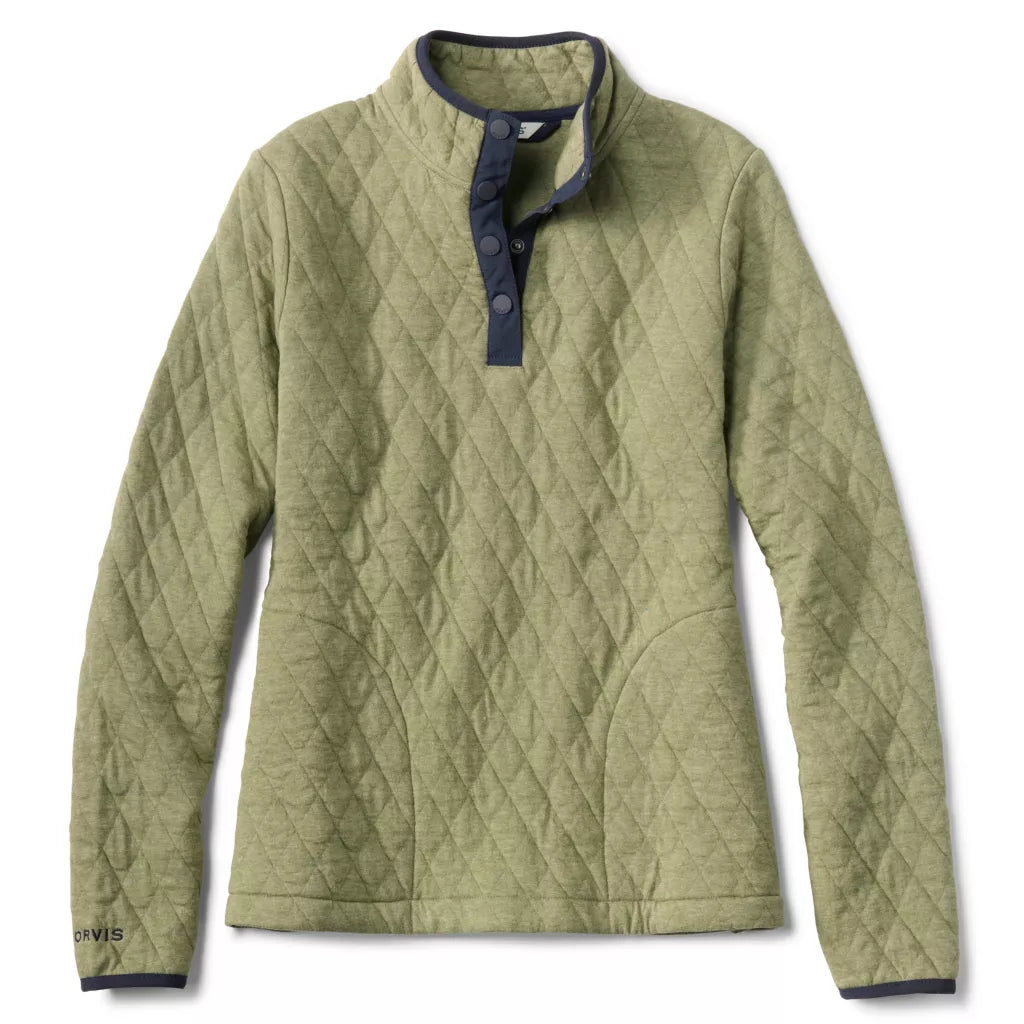 Orvis quilted pullover clearance