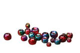 Rainbow Hued Plummeting Tungsten Beads - SALE