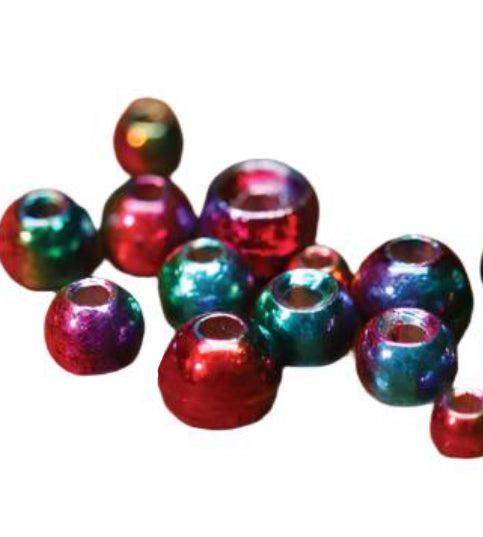 Rainbow Hued Plummeting Tungsten Beads - SALE