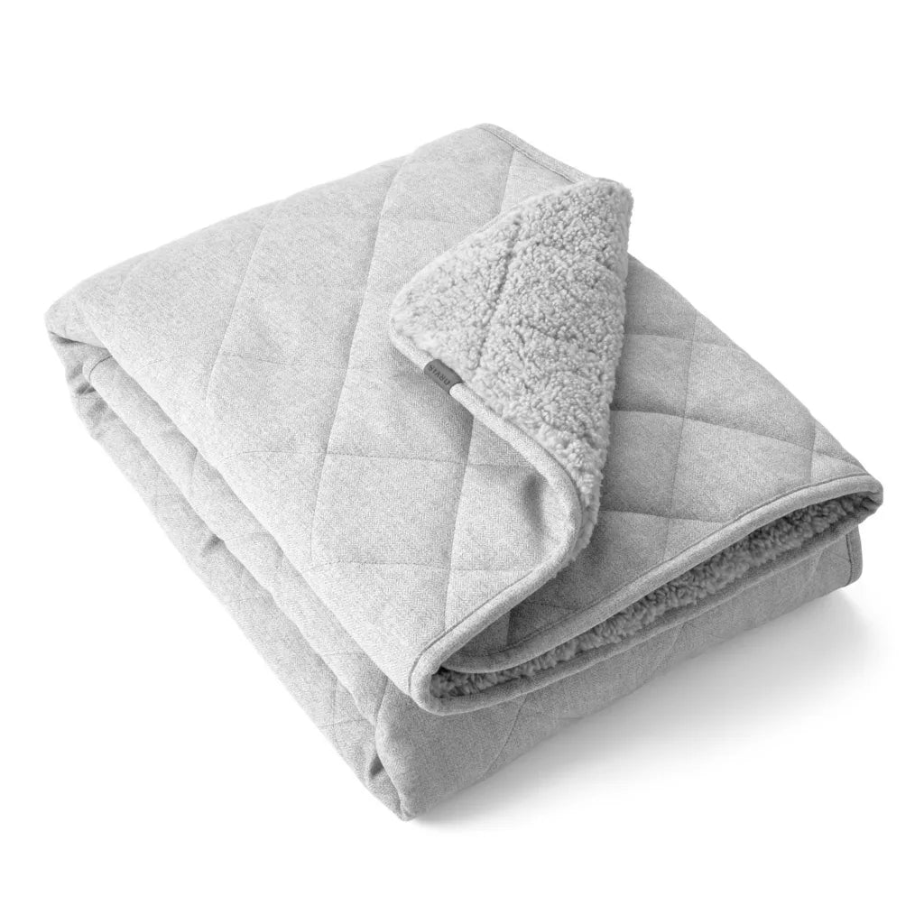 Sherpa Fleece Dog Throw Blanket