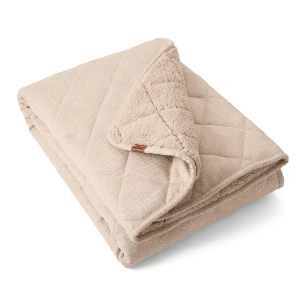 Sherpa Fleece Dog Throw Blanket