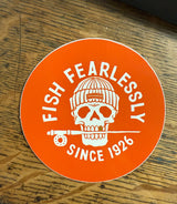 Sticker - "Fish Fearlessly"