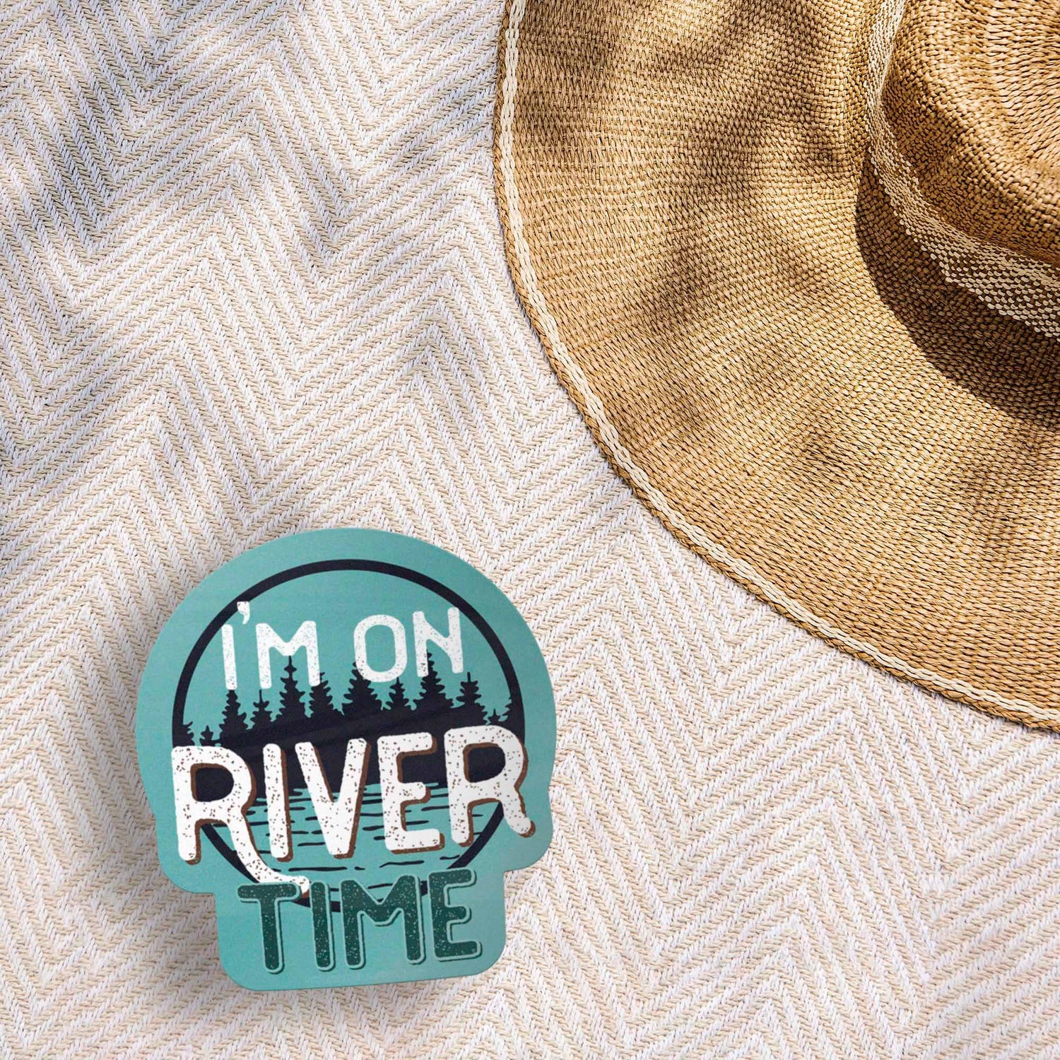 Sticker - 'I'm on River Time'