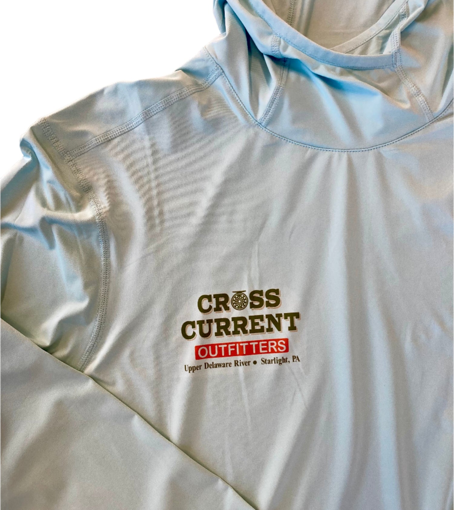 Sun Defense Long-Sleeved Hoodie - silk screened with Cross Current