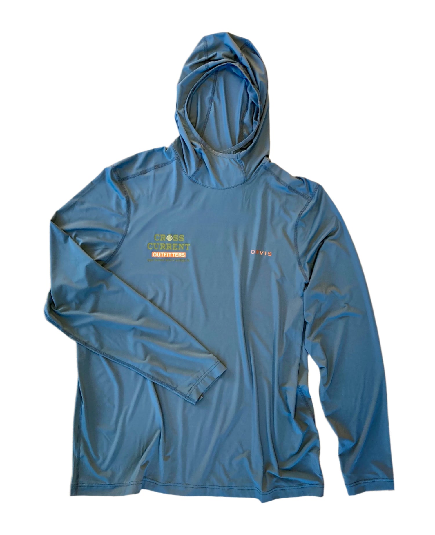 Sun Defense Long-Sleeved Hoodie - silk screened with Cross Current