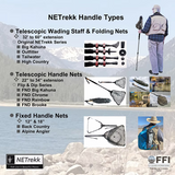 Tailwater | Ultra-Lite Telescopic Staff & Folding Rubber Fly Fishing Net