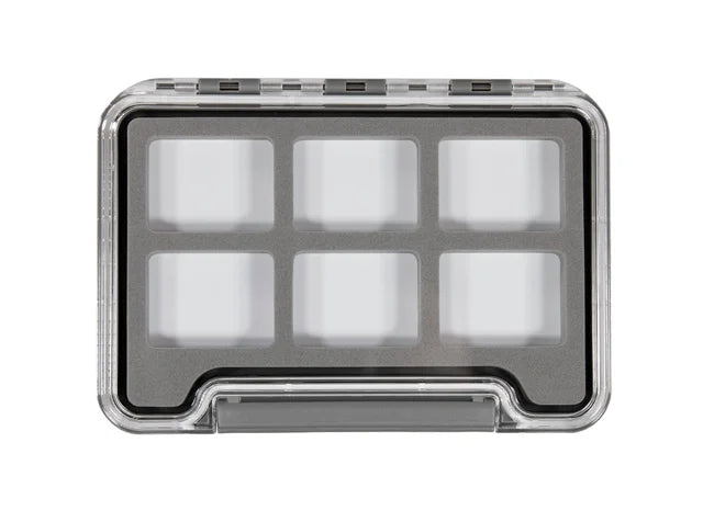 Waterproof Clear Thin Fly Boxes - with Cross Current Logo