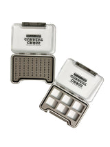 Waterproof Clear Thin Fly Boxes - with Cross Current Logo