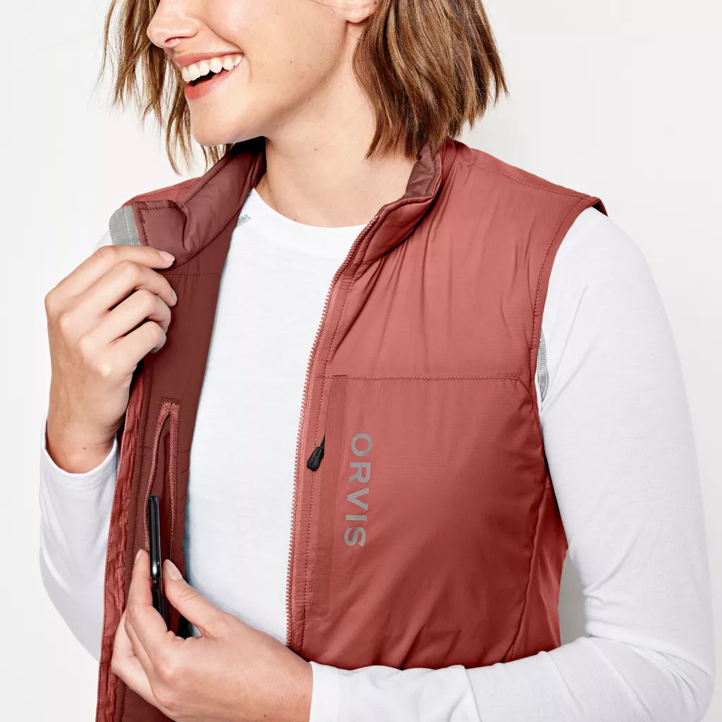 W's PRO Insulated Vest - embroidered with Cross Current - SALE