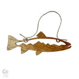 'Upper Delaware River' - Fishing Ornament