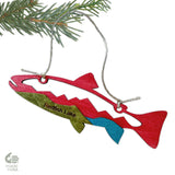 'Upper Delaware River' - Fishing Ornament